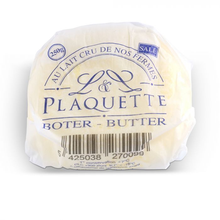beurre salé 250 gr - La Boite à Fromages