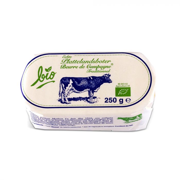 Beurre de Campagne Traditionnel Doux Bio - 250 g