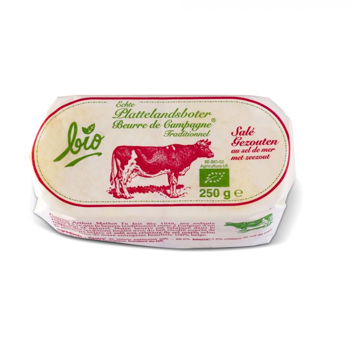 beurre salé 250 gr - La Boite à Fromages