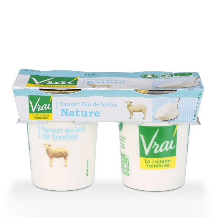 Yaourt au lait de Brebis - Nature - Ferme Zabalainia