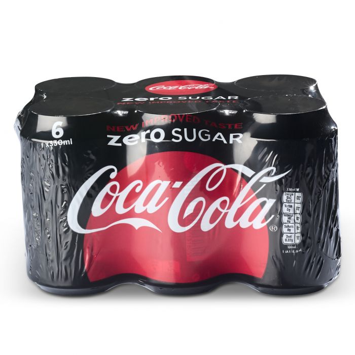 Coca-Cola zéro sucre vanille 6x 330 ml Chockies Group Belgique