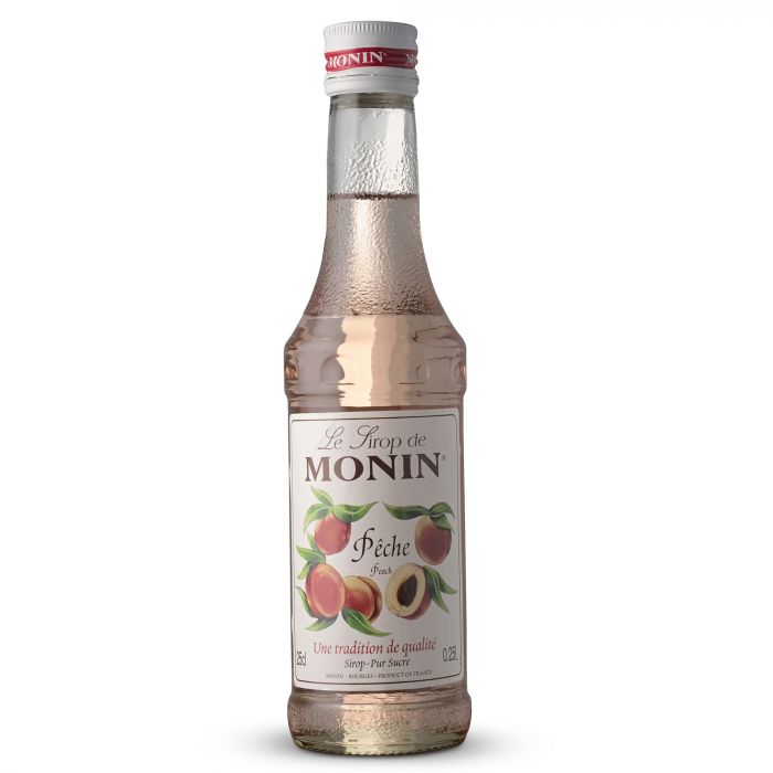 Sirop de Pêche Fabriqué en France - Sirop Monin - Achat / Vente 