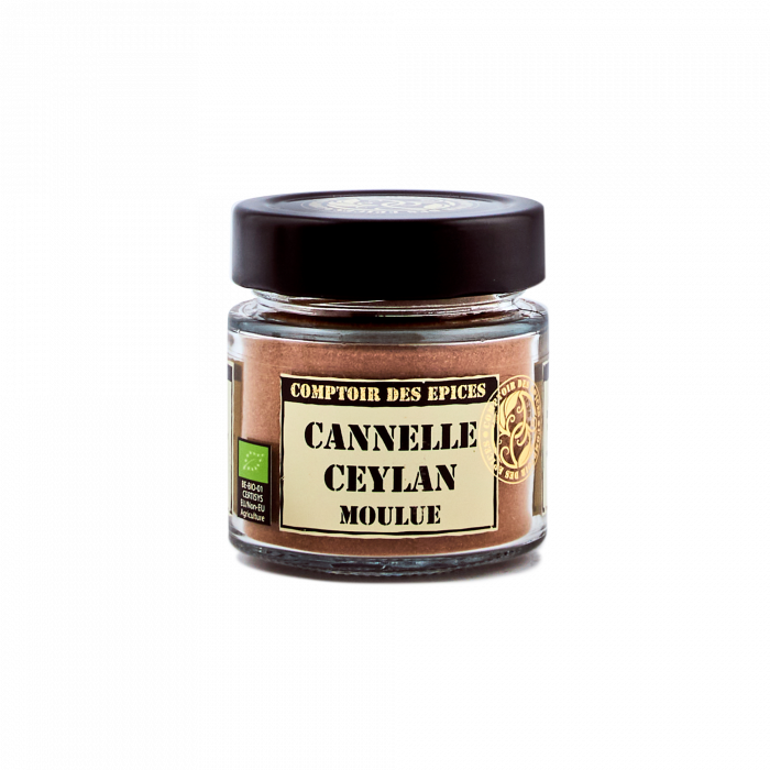 Vente d'épice de cannelle de Ceylan moulue bio Cook