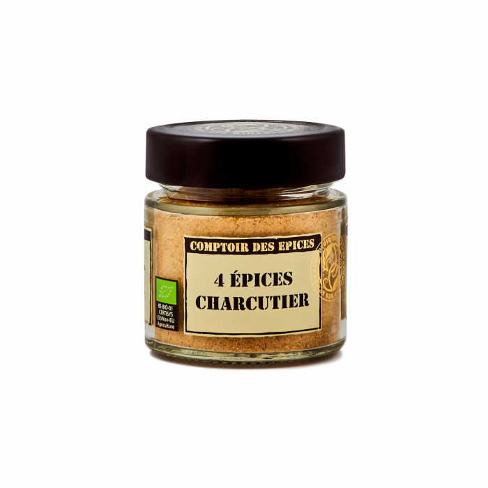 4 Épices Charcutier Bio - 45 g