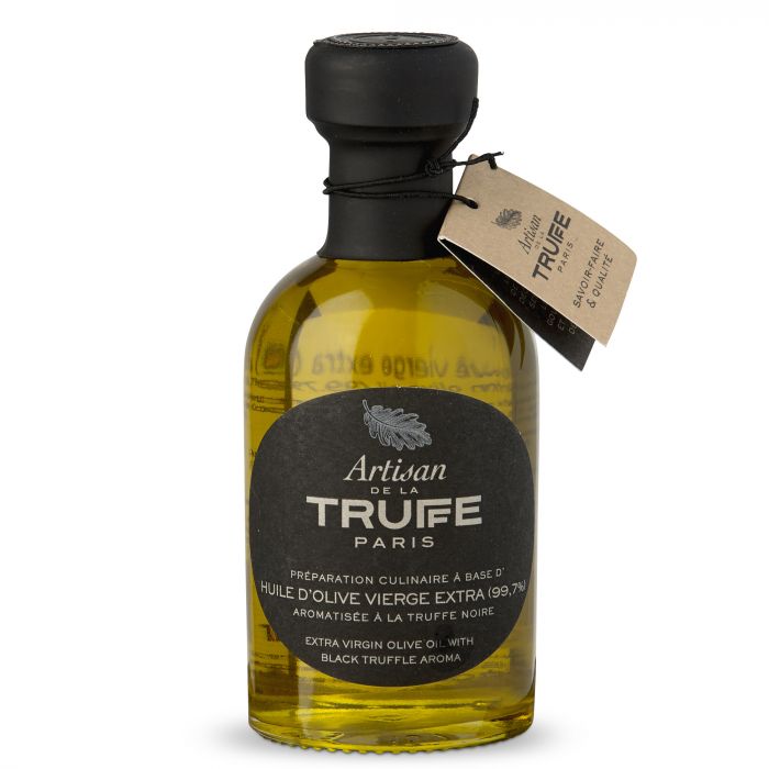 Huile d'olive extra vierge arôme truffe noire