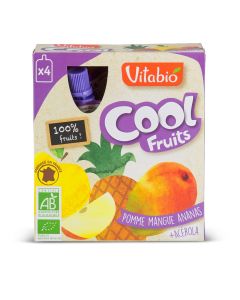 Coolfruit's Bio Appel Mango Ananas - 4 x 90 g