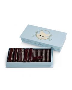 Coffret Bleu, Langues de Chat, Chocolat Noir