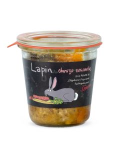 Terrine van Konijn met Chorizo en Koriander - 200 g