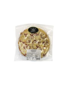 Pizza Artisanale Lardons Crème Oignons