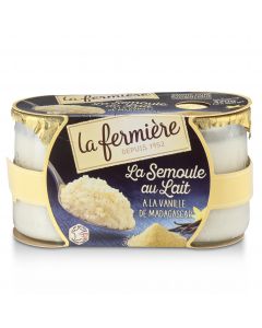 Semoule au Lait Vanille - 2 x 160 g