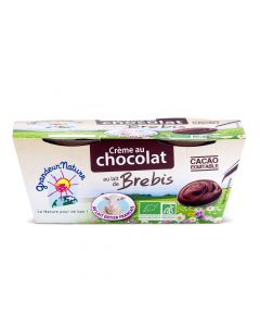 Biologische Zuiveldessert met Schapenmelk en Chocolade - 200 g