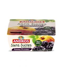 Puree Appelen en Gedroogde Pruimen - 4 x 100 g