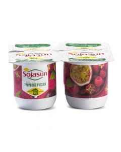 Spécialité au Soja, Framboise Fruits de la Passion - 4 x 100 g