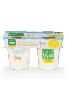 Yaourt Citron Bio au Lait de Brebis - 2 x 125 g