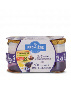 Yaourt Mûres Myrtilles - 2 x 160 g