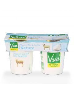 Yoghurt Natuur Bio van Schapenmelk - 2 x 125 g