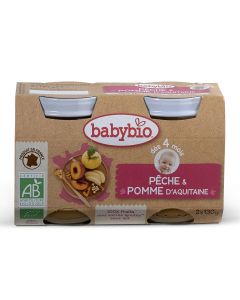 Compote Perzik Appel - 2x130 g