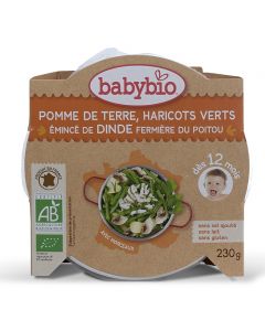 Babymaaltijd Aardappel Prinsessenbonen en Kalkoen - 230 g