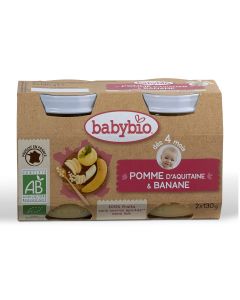 Compote Appel Banaan - 2x130 g