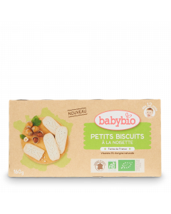 Biologische Hazelnootbiscuits - 160 g