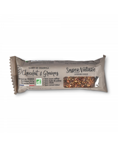 Barre Bio de Granola Chocolat & Graines - 40 g