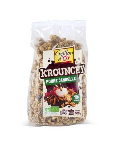 Krounchy Pomme Cannelle Bio - 500 g