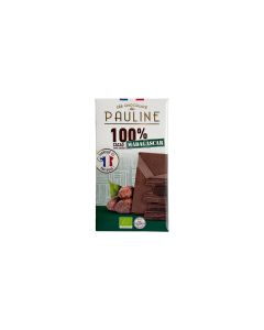Zwarte Chocolade 100% Madagascar - 80gr