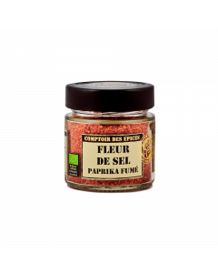 Fleur de Sel & Paprika Fumé Bio - 80 g