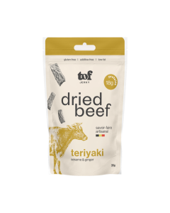 Gedroogd Gemarineerd Rundvlees Teriyaki Gember en Sesam - 35 gr
