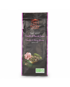 Thé Vert Bio Vanille & Fleur de Cerisier - 100 g