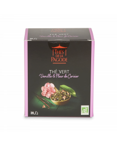 Thé Vert Bio Vanille & Fleur de Cerisier - 20 sachets