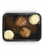 Boulettes Liégeoises et Purée de Pommes de Terre - 1 pers. 