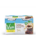 Biologische Crème Renversée Chocolade met Schapenmelk - 2 x 125 g