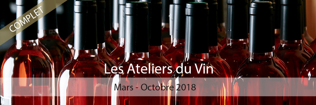 Les ateliers du vin 2018