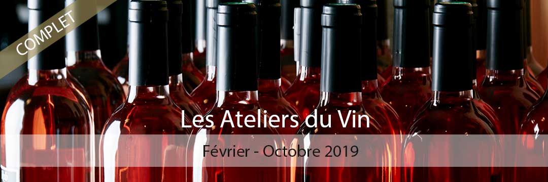 Les Ateliers du Vin - Saison 2019