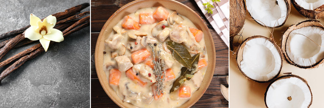 Recette de blanquette de veau, sauce coco-vanille