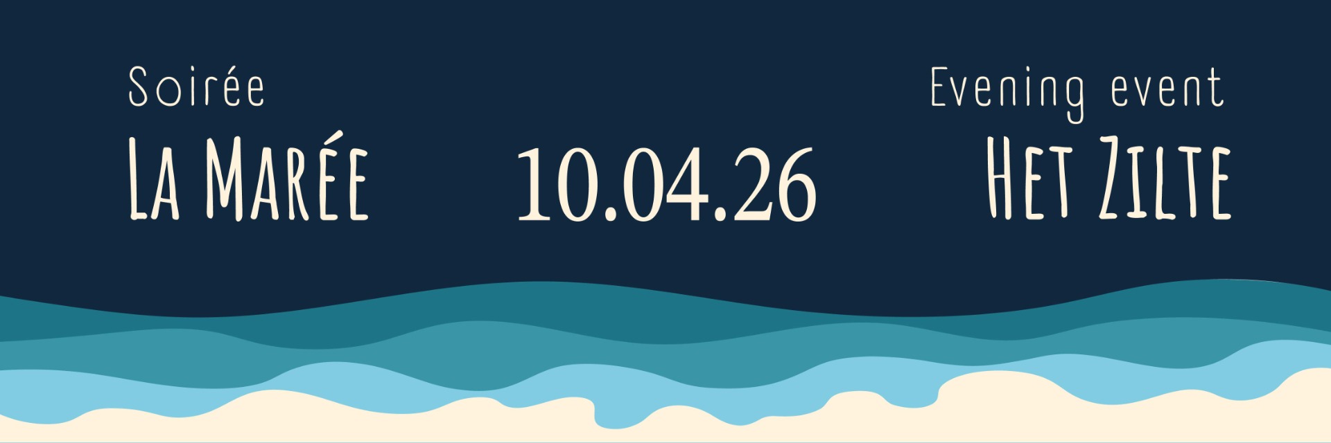 Event  restaurant - La Marée / Het Zilte - 10.04.2026 